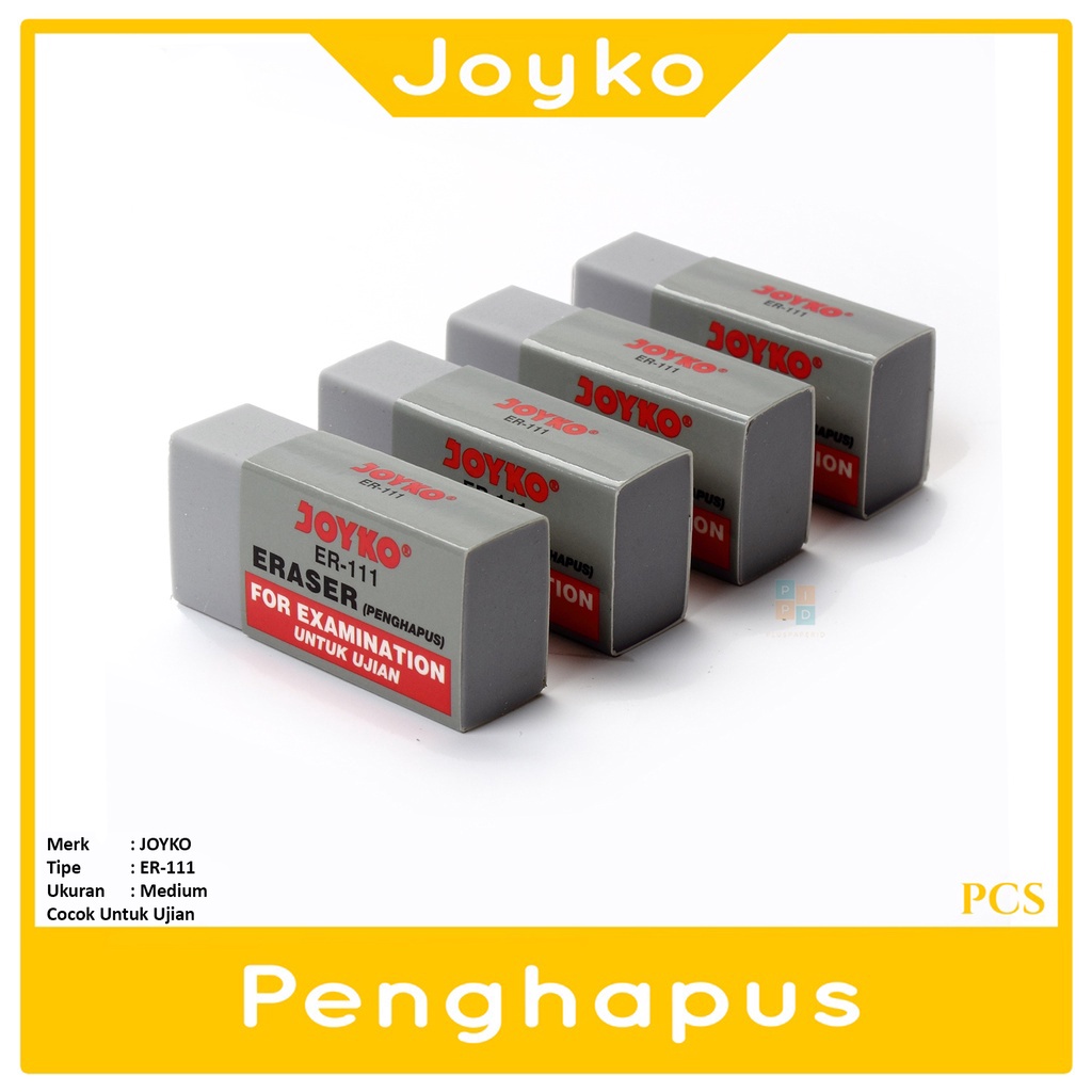 Jual Joyko Penghapus Pensil Ujian Er 111 Medium Pcs Shopee Indonesia