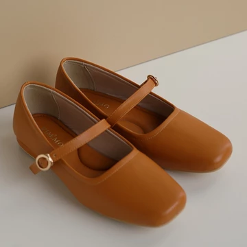 Vimemo Amadea Vol.2 Sepatu Mary Jane Korean Shoes Vintage Flatshoes