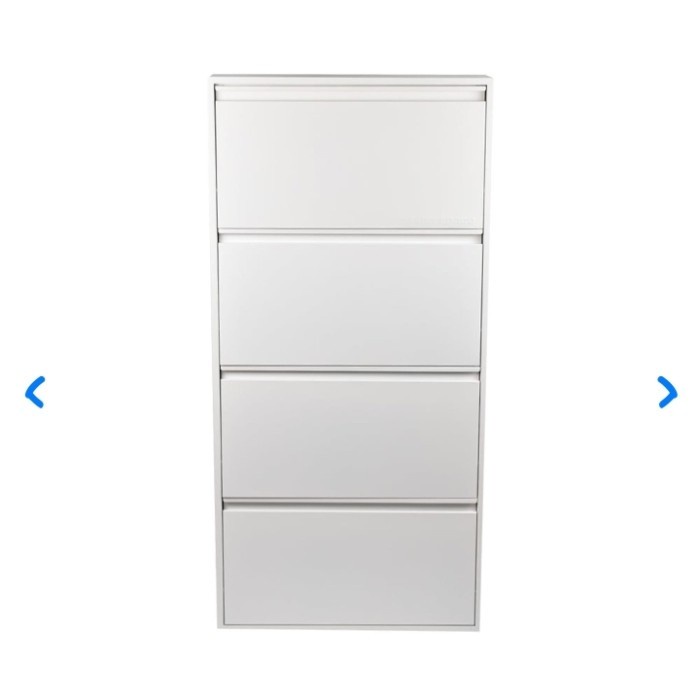 Jual Masterspace Rak Kabinet Sepatu 4 Tingkat - Putih Best | Shopee ...