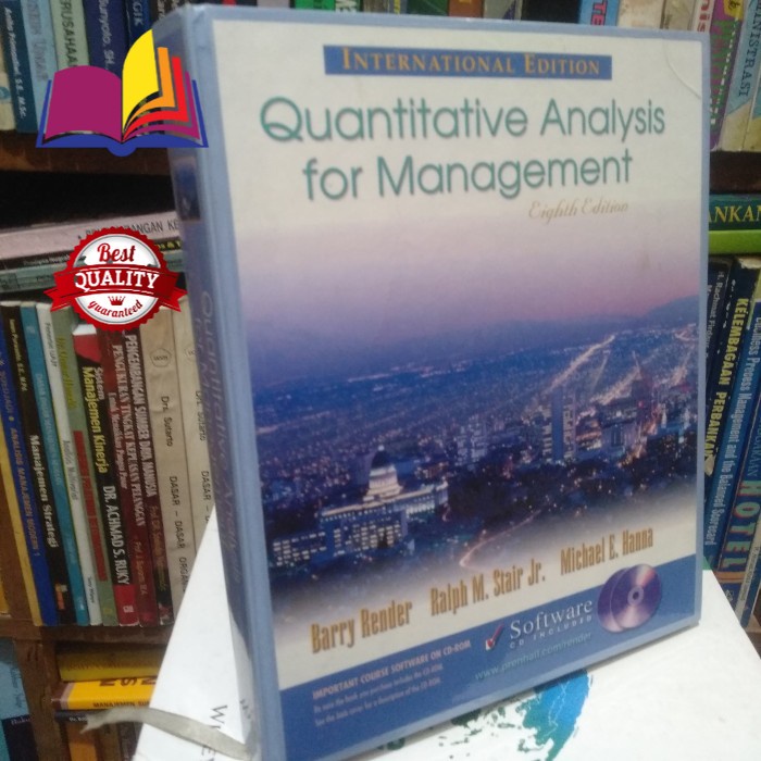 Jual Quantitative Analysis For Management Barry Render 9edition Ori Shopee Indonesia 3313