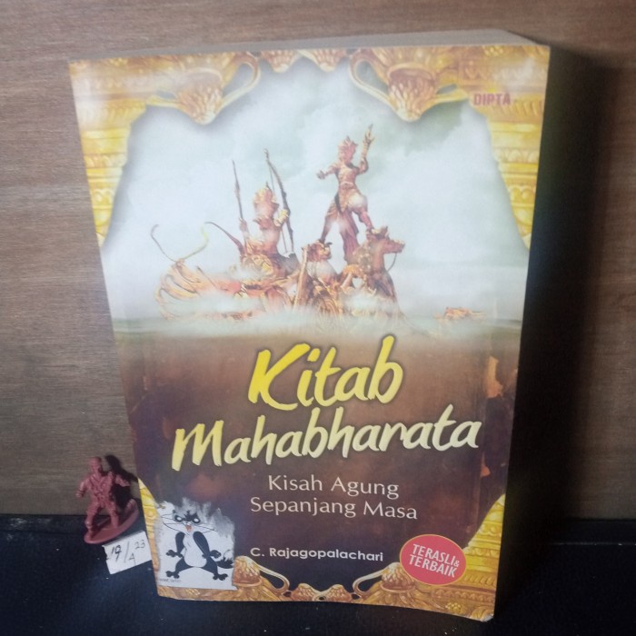 Jual Novel Kitab Mahabharata Kisah Agung Sepanjang Masa 439 Hal