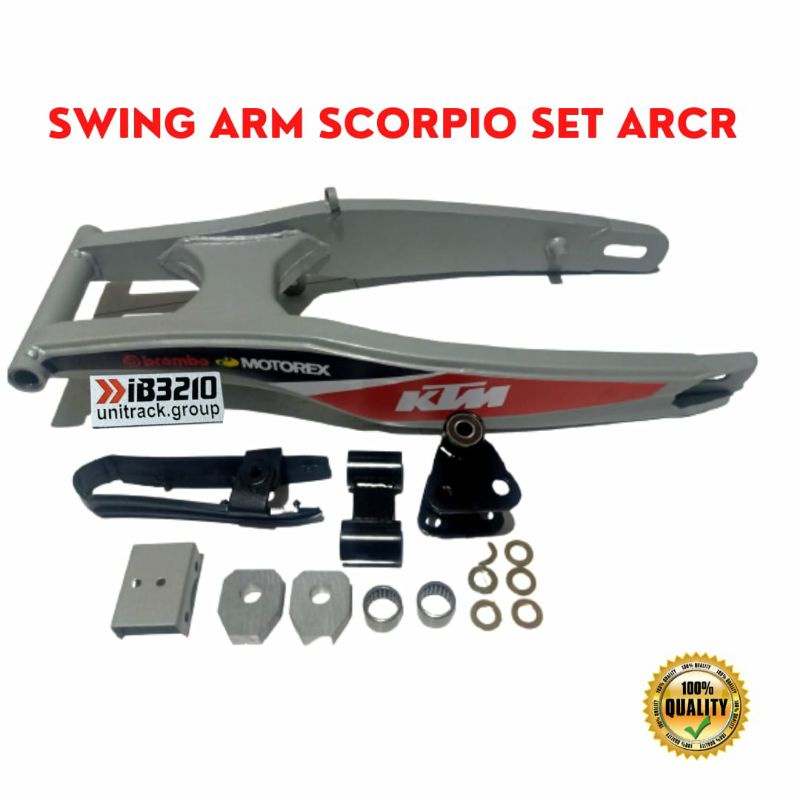 Jual SWING ARM YAMAHA SCORPIO MODEL KTM BESI TEBAL FREE ARCR BEARING