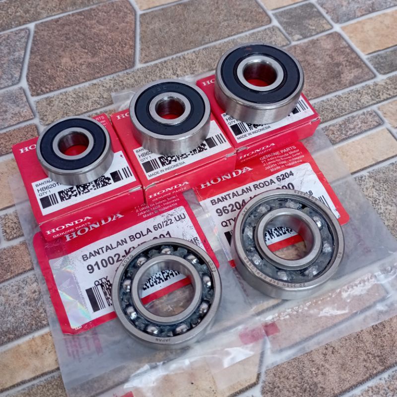 Jual RR Laher Bearing gearbox Bearing rasio set vario beat all scoopy