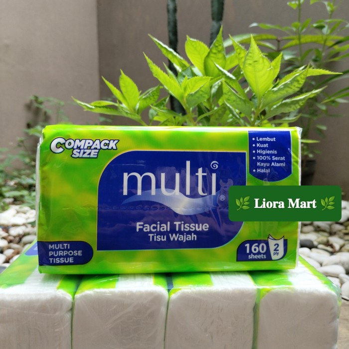 Jual TISSUE MULTI 160s 2 ply Compack Size/tisu wajah serbaguna 160 s ...