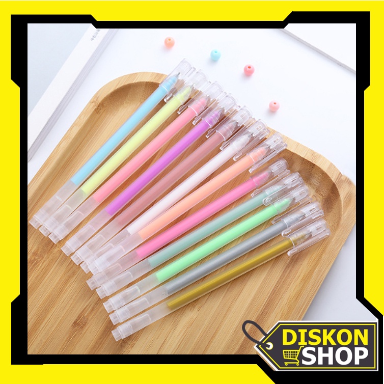 Jual Diskon Shop - S5803 Pulpen Gel Warna / 1 Pcs Pena Gel Warna Warni