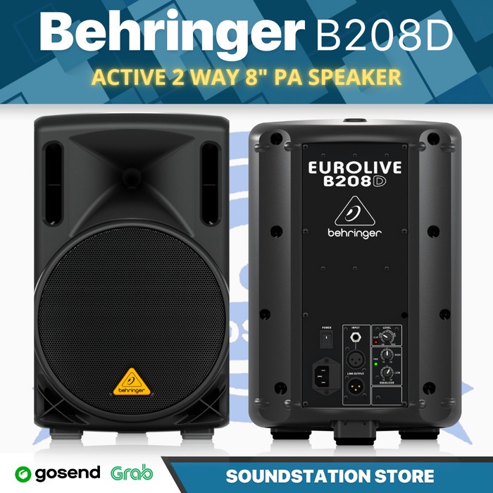 Jual BEHRINGER EUROLIVE B208D Active 2 Way 8" PA Speaker System | Aktif ...