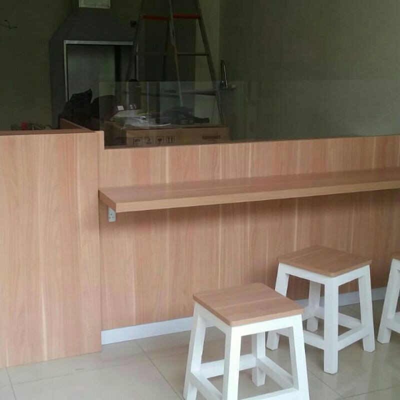 Jual Meja Kantin Meja Counter Meja Barista Meja Cafe Meja Kasir Shopee Indonesia