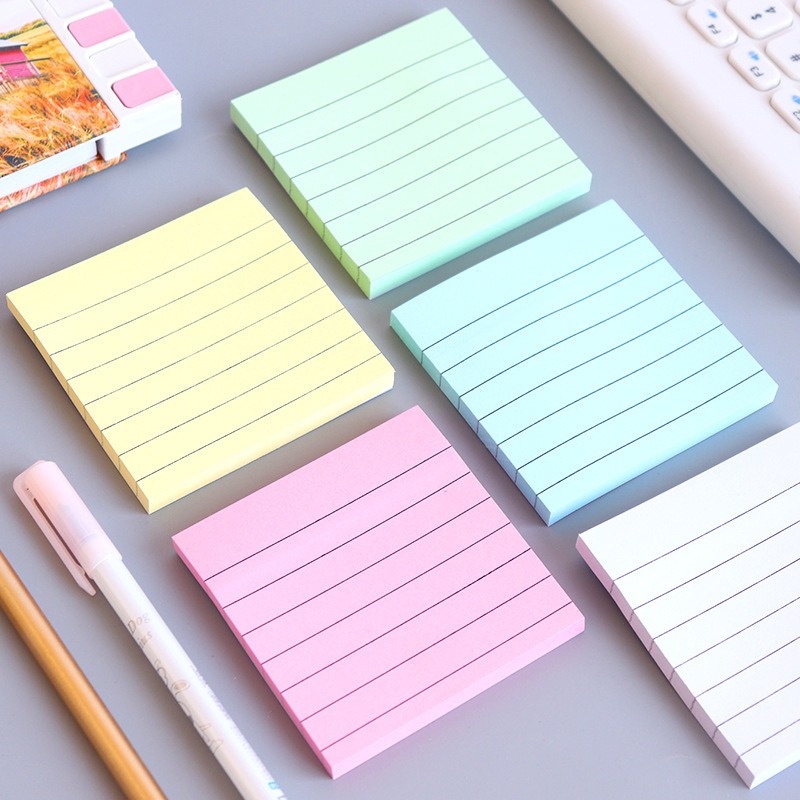 Jual Sticky Notes Kertas Memo Notepad Tulis Bergaris GM-ST0394 | Shopee ...