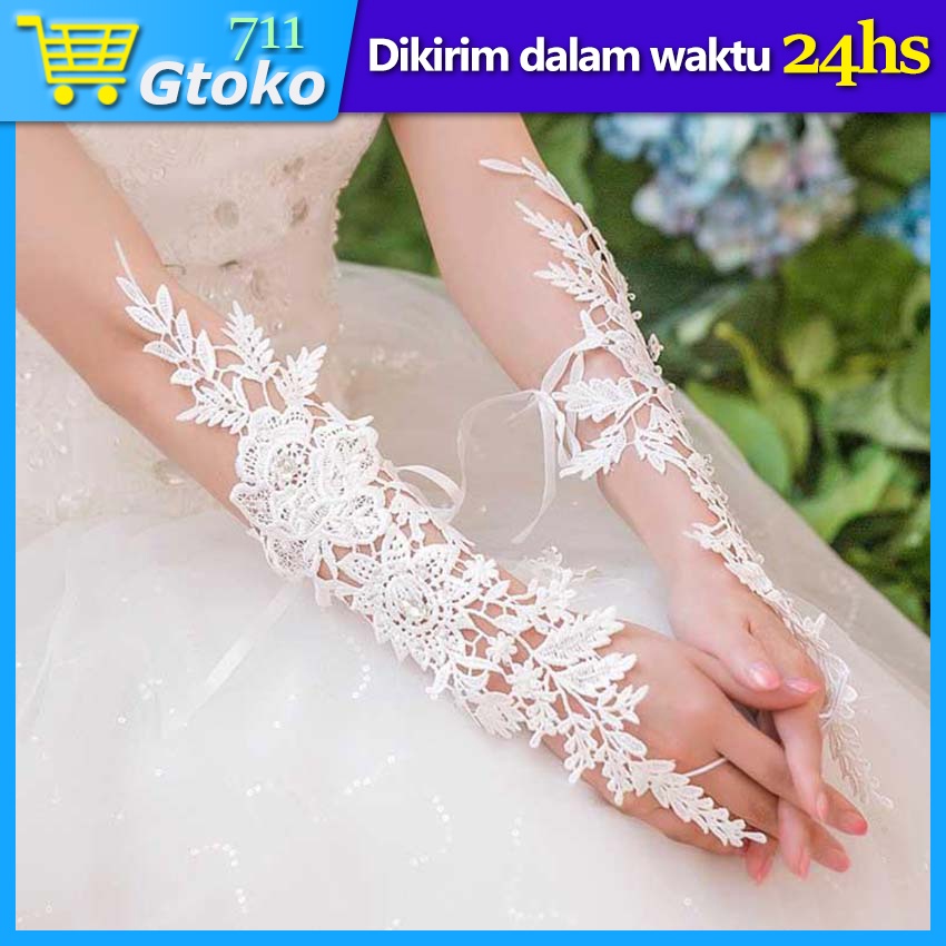 Jual wedding outlet gloves