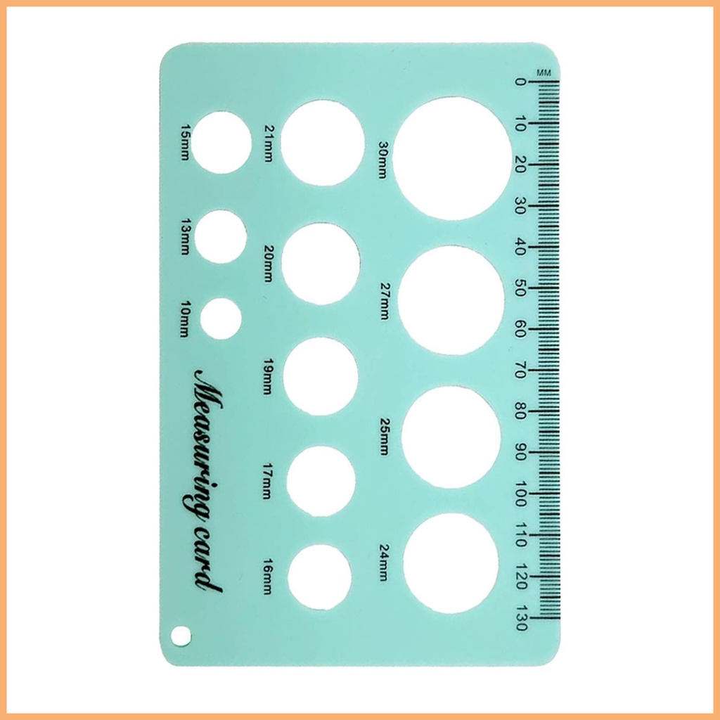 Jual Silikon Nipple Measuring Ruler Breast Pump Measuring Card Flange ...