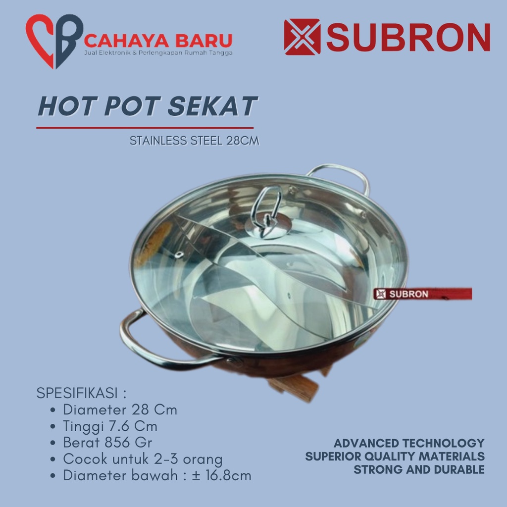 Jual SUBRON PANCI HOTPOT SKAT 28CM | Shopee Indonesia