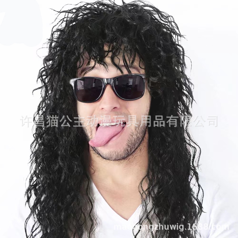 Jual Manufacturer animasi wholesale 1970-an gaya retro rock hitam ...