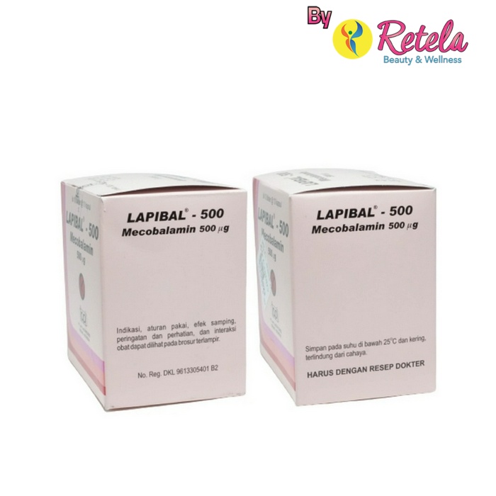 Jual LAPIBAL 500MCG 1 BLISTER 10 KAPSUL ( Mecobalamin 500 mcg ...