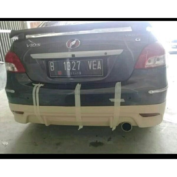 Jual spoiler vios trd 03-11 bodikit vios body kit vios grade a | Shopee ...