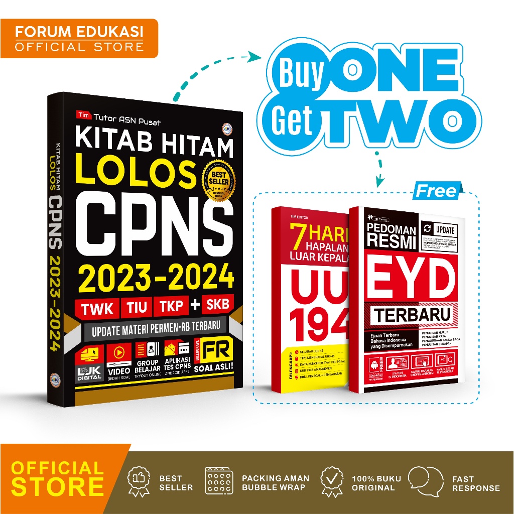 Jual BUKU CPNS 2023 - 2024 KITAB HITAM LOLOS CPNS 2023-2024 UPDATE ...