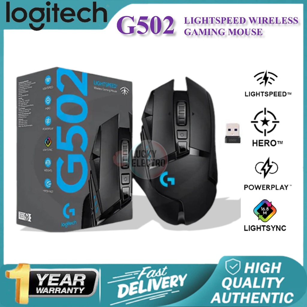 Jual Logitech G502 Lightspeed Mouse G502 Gaming Wireless Original ...