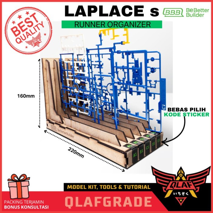 Jual New Runner Organizer LAPLACE S tempat sprue holder model kit