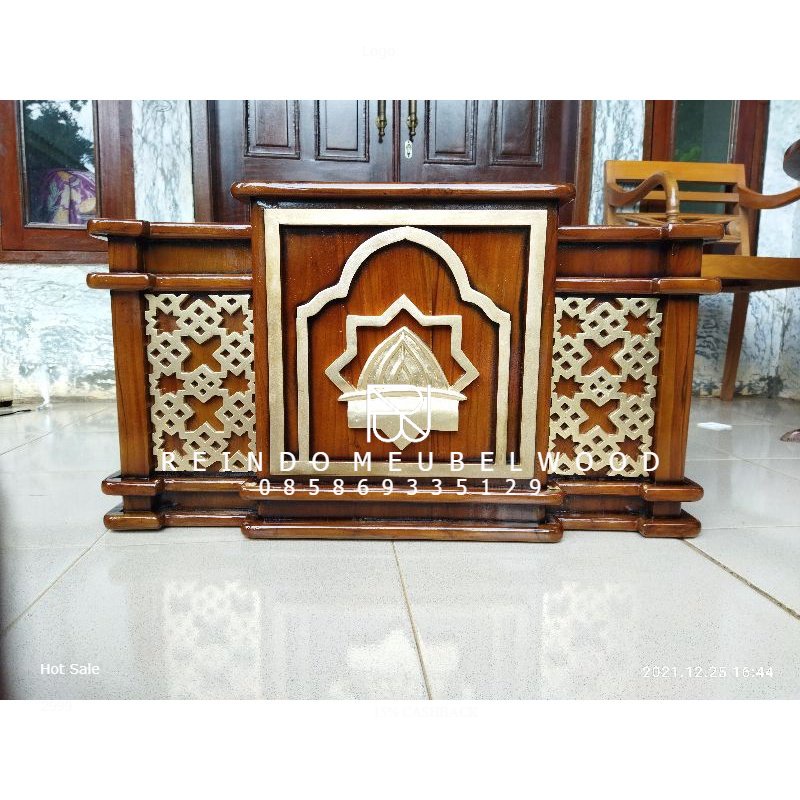Jual Mimbar podium minimalis - Mimbar podium masjid - Mimbar duduk ...