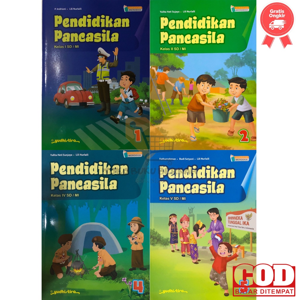 Jual Buku Pendidikan Pancasila KELAS SD MI Kurikulum Merdeka Penerbit Yudhistira