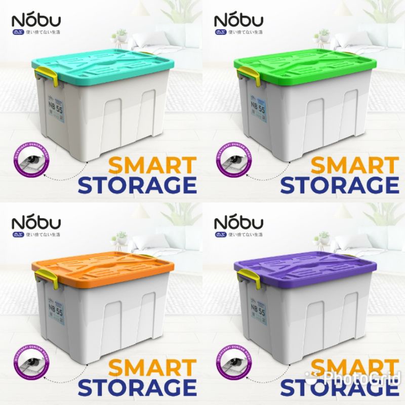 Jual Container Box Nobu 85 Liter Container Serbaguna Nobu 85