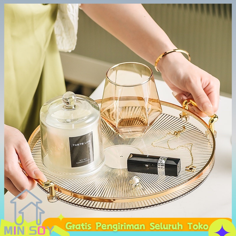 Jual 【COD】Aesthetic Tray Nampan/Nordic Luxury Tray/Nampan Aesthetic