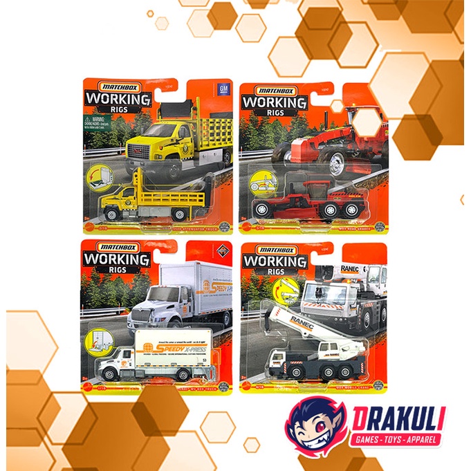 Jual Matchbox Working Rigs Vehicle (N3242) | Shopee Indonesia