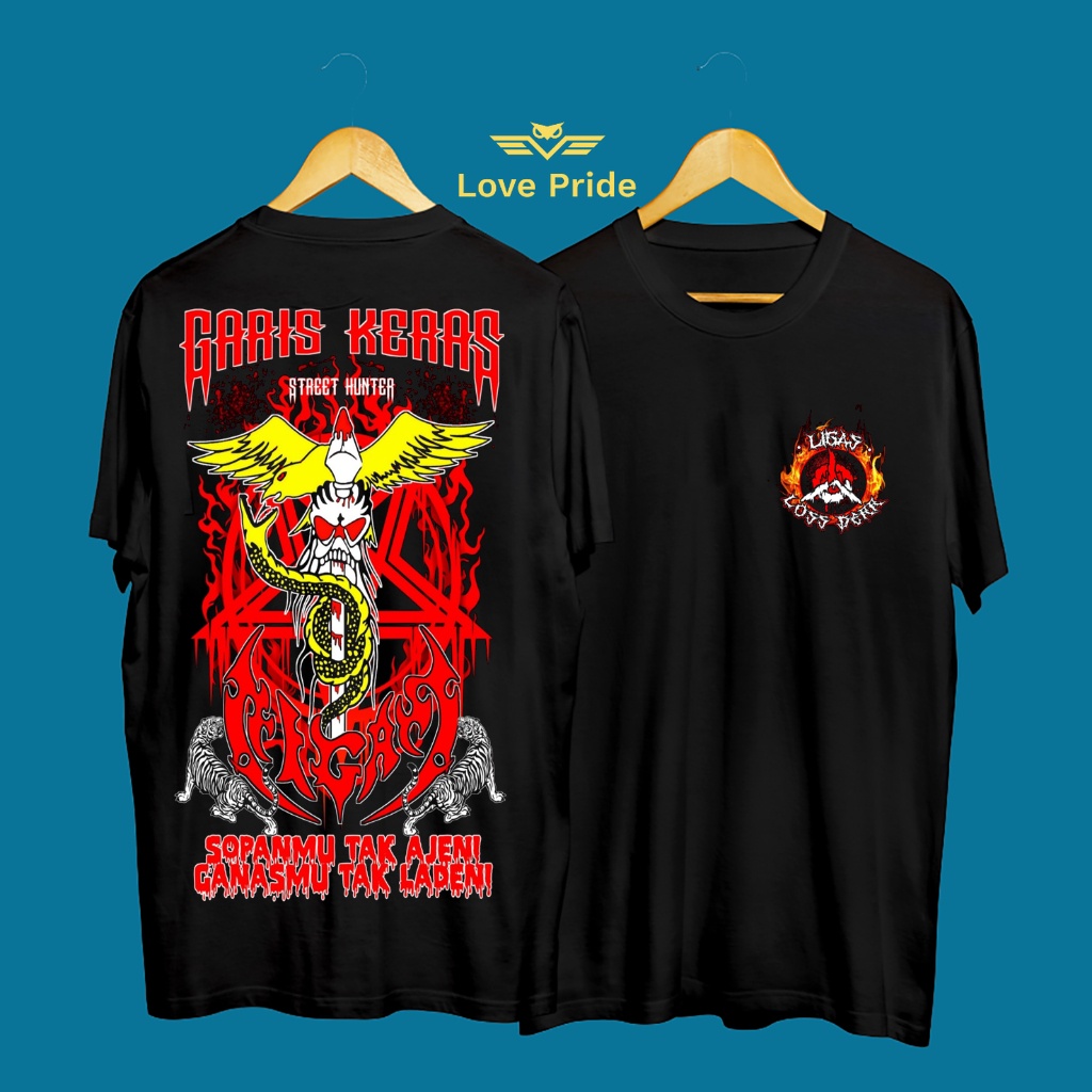 Jual Kaos Tshirt Baju Distro Pencak Silat Ligas Pagar Nusa Garis Keras Street Hunter Sopanmu Tak