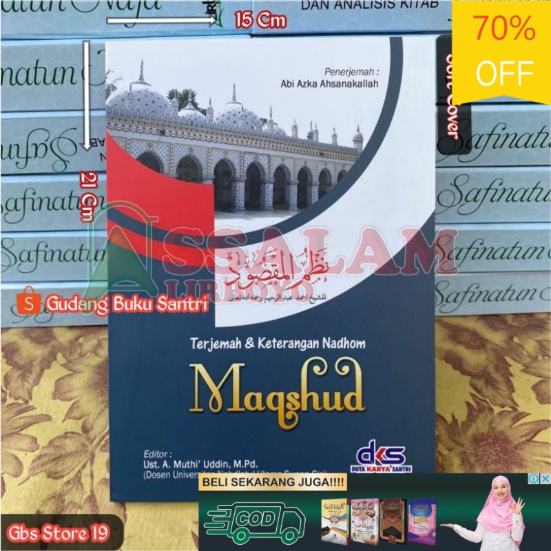 Jual Buku / Kitab Terjemah Dan Keterangan Nadhom Maqsud Maqshud Assalam ...