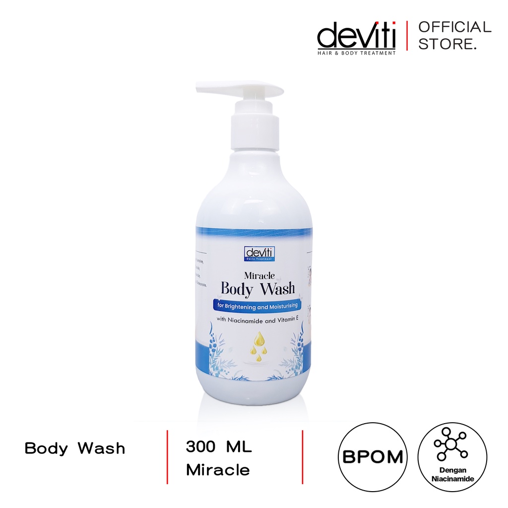 Jual Deviti Miracle Body Wash 300 ML Perawatan Tubuh Brightening and ...