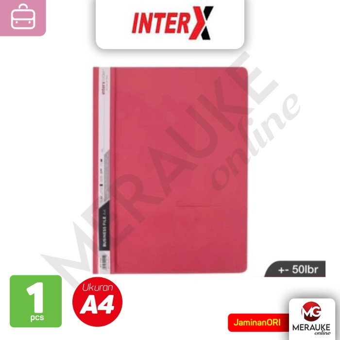 Jual InterX Business File Map Plastik Snel A4 Shopee Indonesia