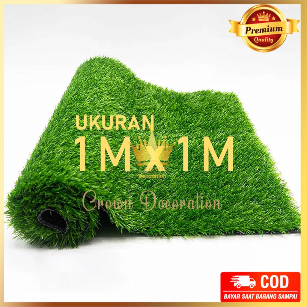 Jual Karpet Rumput Sintetis 100Cmx100Cm Swiss 3Cm Dekorasi Taman Rumput ...
