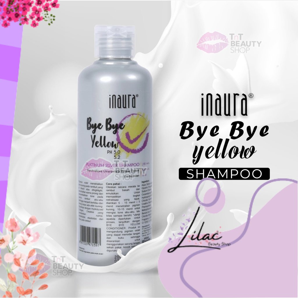 Jual Inaura Shampoo Bye-Bye Yellow 250ml | Shopee Indonesia