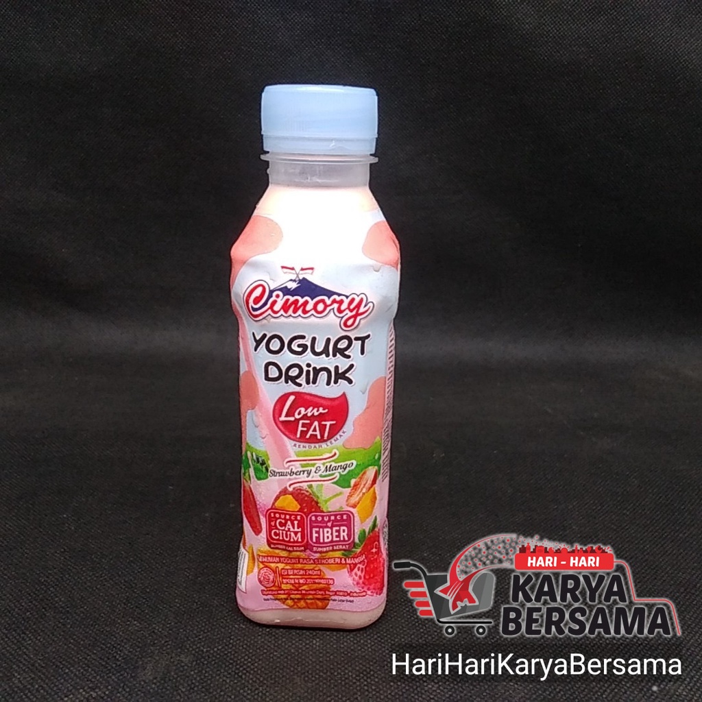 Jual CIMORY YOGURT DRINK LOW FAT STRAWBERRY & MANGO 240ML Shopee