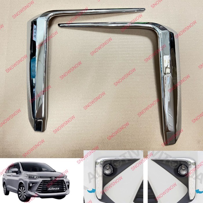 Jual Foglamp Cover Avanza Ring Fog Lamp Chrome Shopee Indonesia