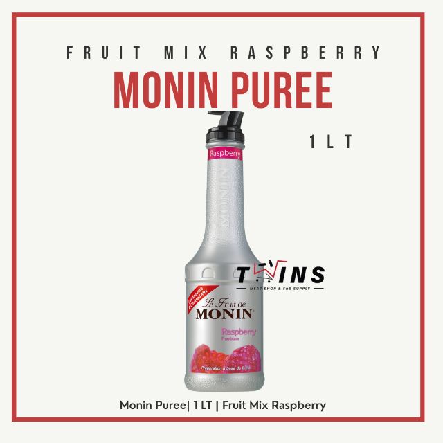 Jual MONIN PUREE - FRUIT MIX RASPBERRY 1 LITER | Shopee Indonesia