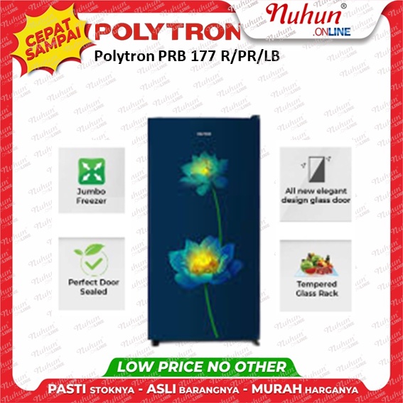Jual Polytron Kulkas PRB 177 MODEL TERBARU Original Garansi Resmi ...