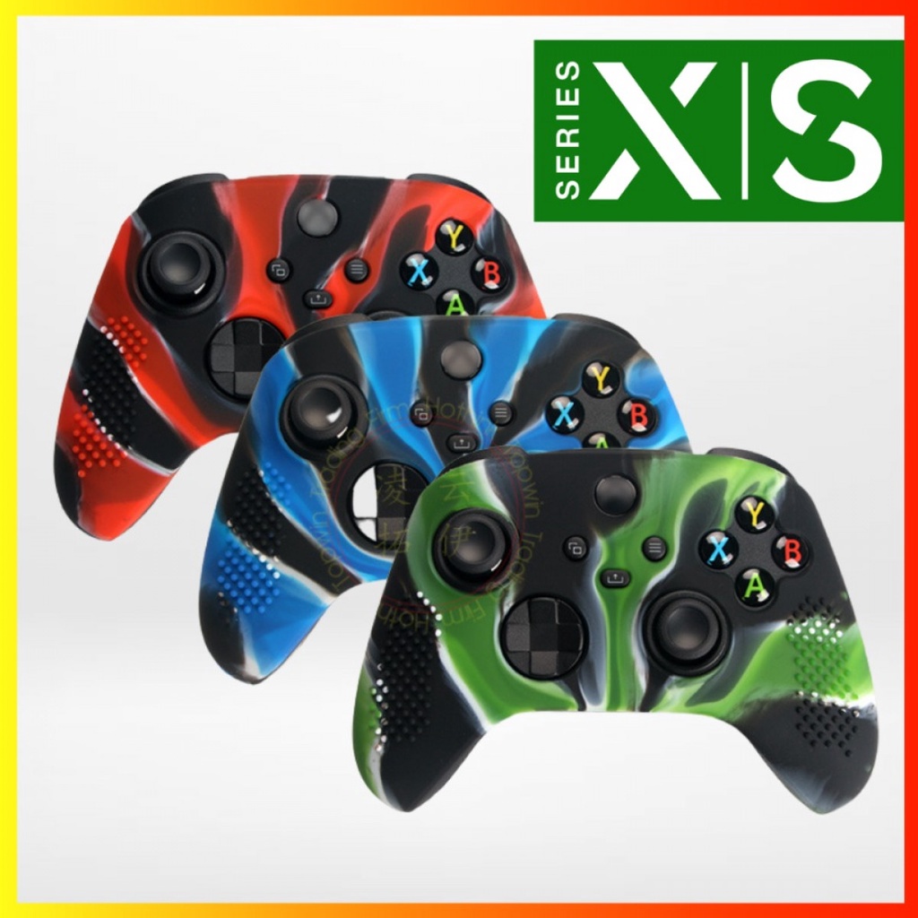 Jual Xbox Series S X Controller Motif Army Camouflage Silicone Silikon ...