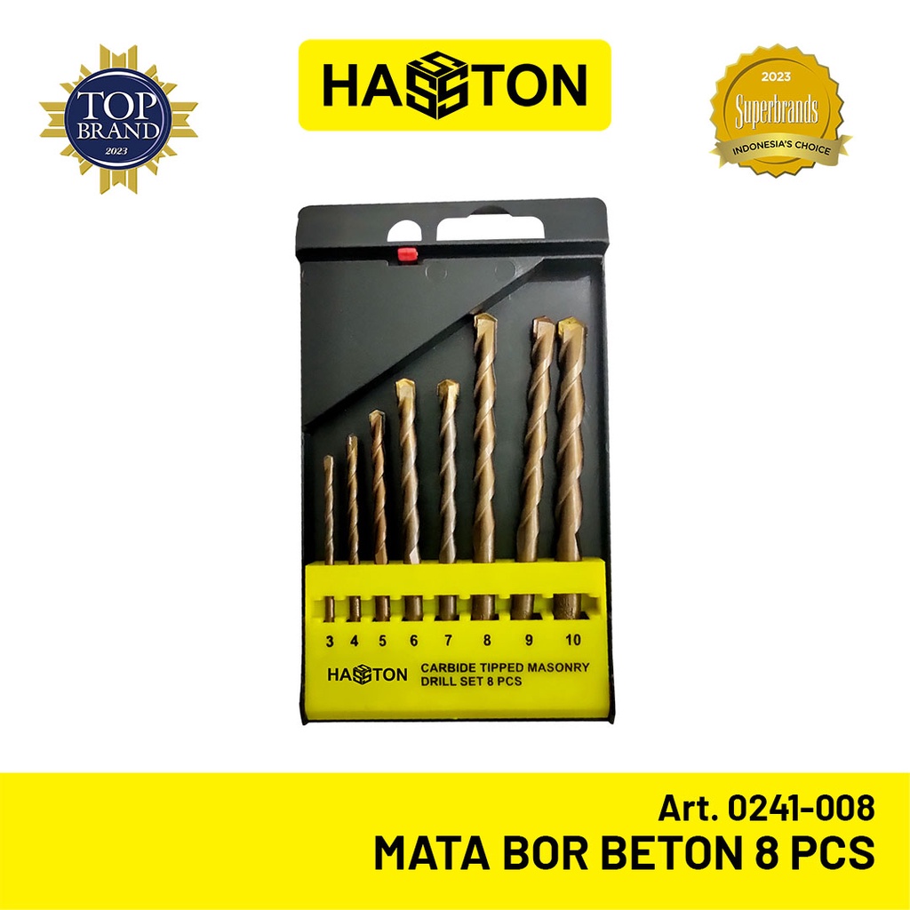 Jual Hasston Mata Bor Beton Pcs Carbide Tipped Masonry Drill Shopee Indonesia