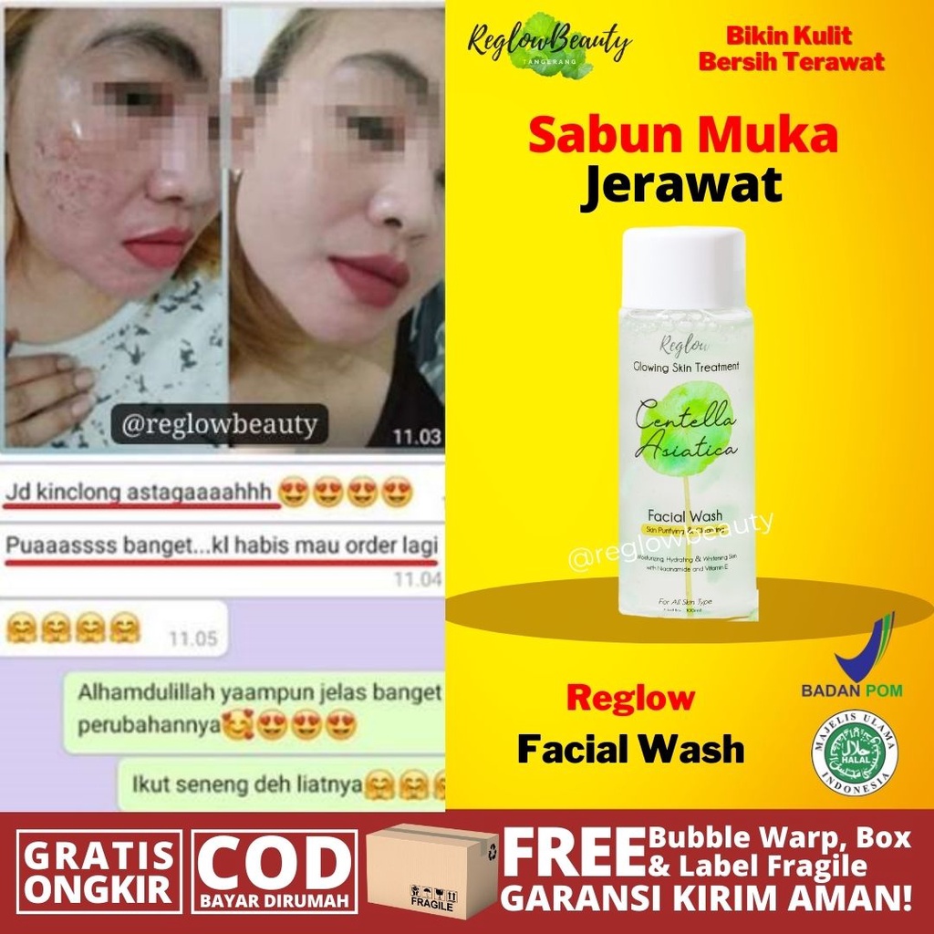 Jual Facial Wash Reglow dr Shindy Skincare Acne Perawatan Penghilang