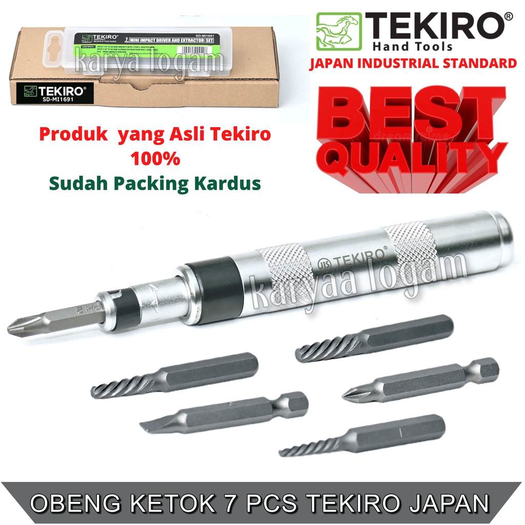 Jual Obeng Ketok Pcss Mini Tekiro Mini Impact Driver Pc Tekiro