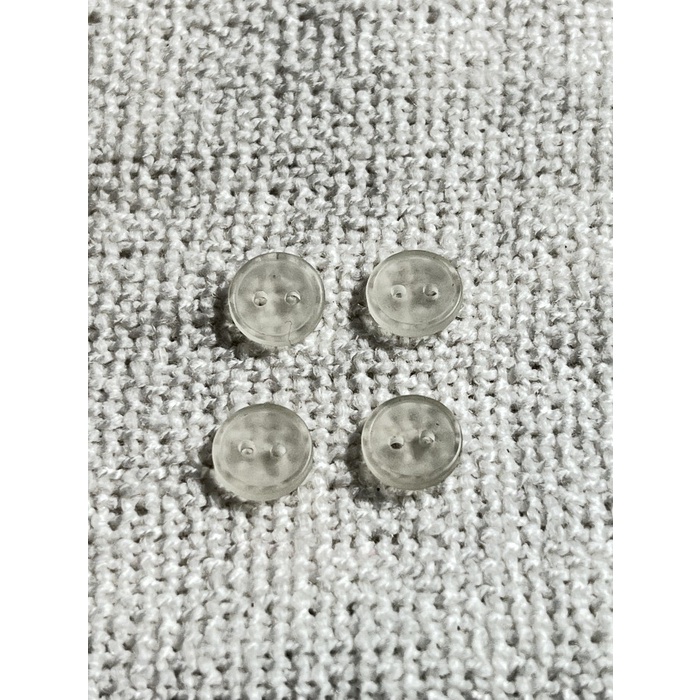 Jual Kancing Pearlist Dua Lubang Transparant 1,15 cm ( 18 L ) | Shopee ...