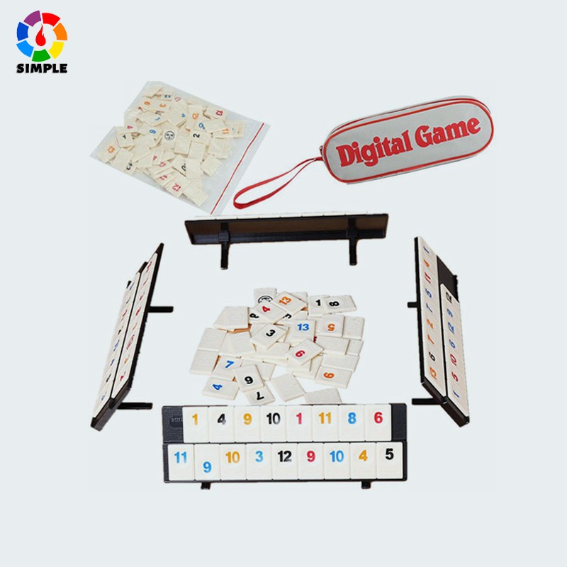 Jual ZH51JS 106 Tiles Family Traveling Portable Rummikub Israel Mahjong