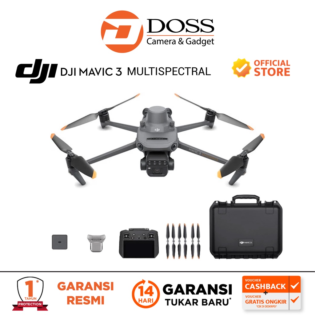 Jual DJI Mavic 3 Enterprise Multispectral Drone Kamera | Shopee Indonesia