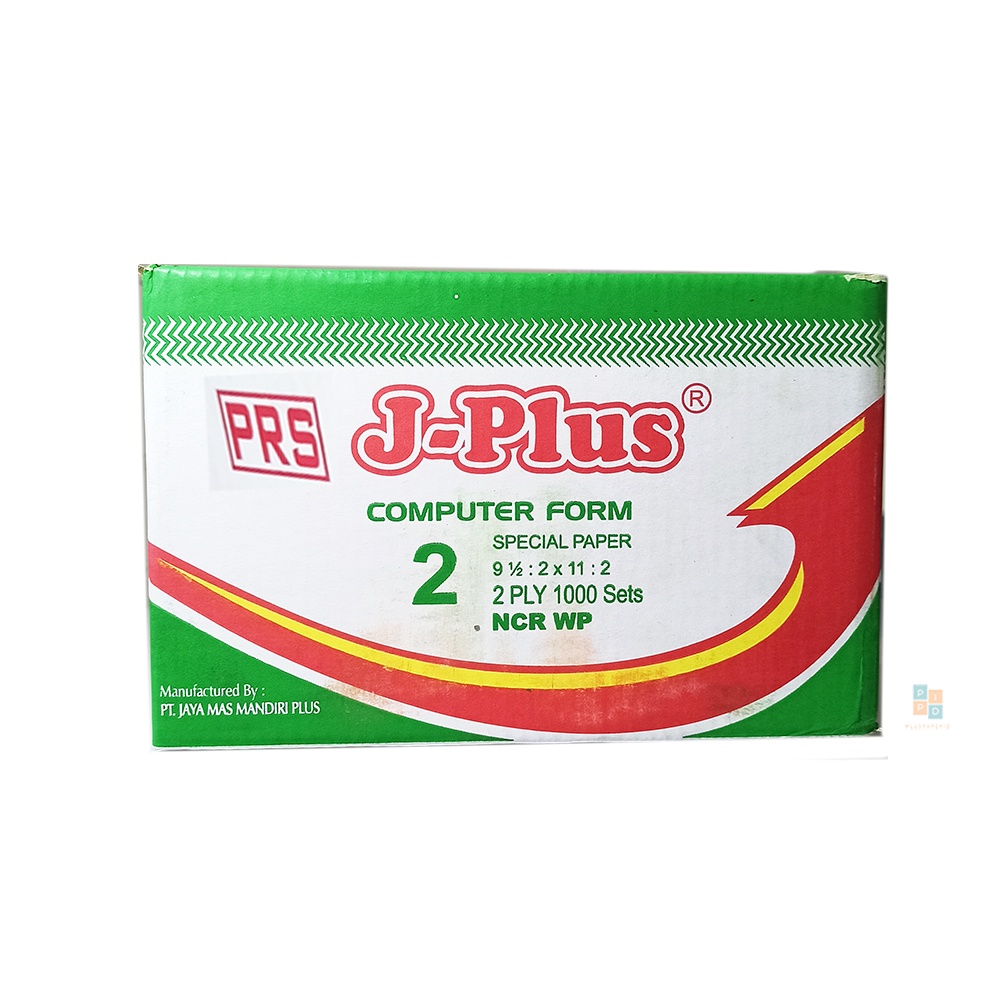 Jual J-PLUS - Continous Form 2 Ply 9 1/2 x 11 K2/2 Ncr Kertas Komputer ...