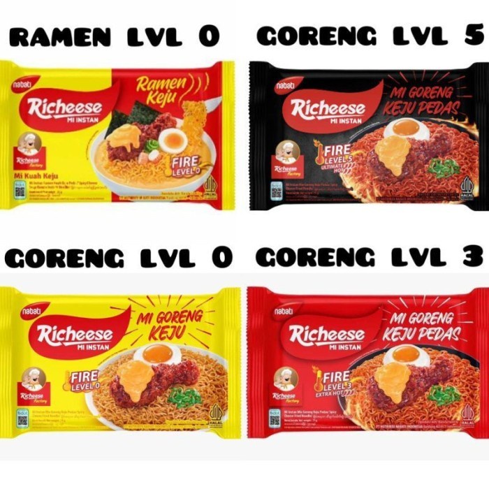 Jual Nabati Mie Richeese KUAH 1 Bungkus Rasa | Shopee Indonesia