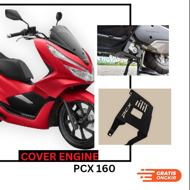 Jual TUTUPAN COVER ENGINE PELINDUNG BAWAH MESIN ADV 160 PCX 160 VARIO ...