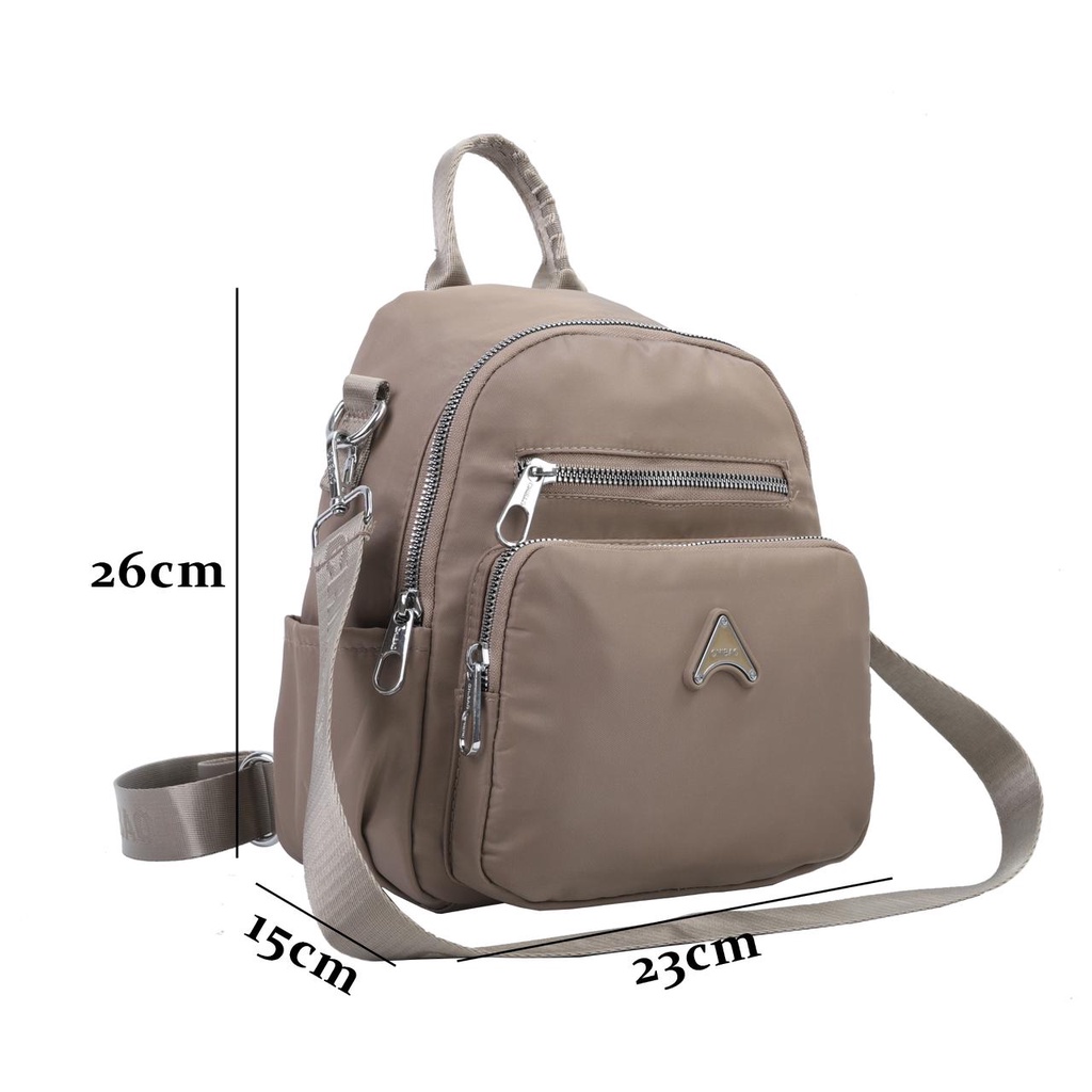 Jual TAS RANSEL CHIBAO TERBARU / TAS RANSEL NYLON WANITA / 2 IN 1 MULTI