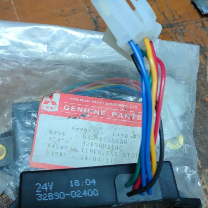 Jual engine stop timer 32B90-02400 24 volt 32B90-01200 12 volt original ...