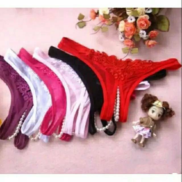 Jual [ RedPink ] Thongs Lace Open Croth Modern Kekinian Looks Women ...