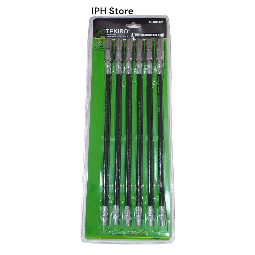 Jual Selang Pompa Gemuk / Hose Hand Grease Gun Tekiro AU HG 1369 (isi 6 Pieces) Shopee Indonesia